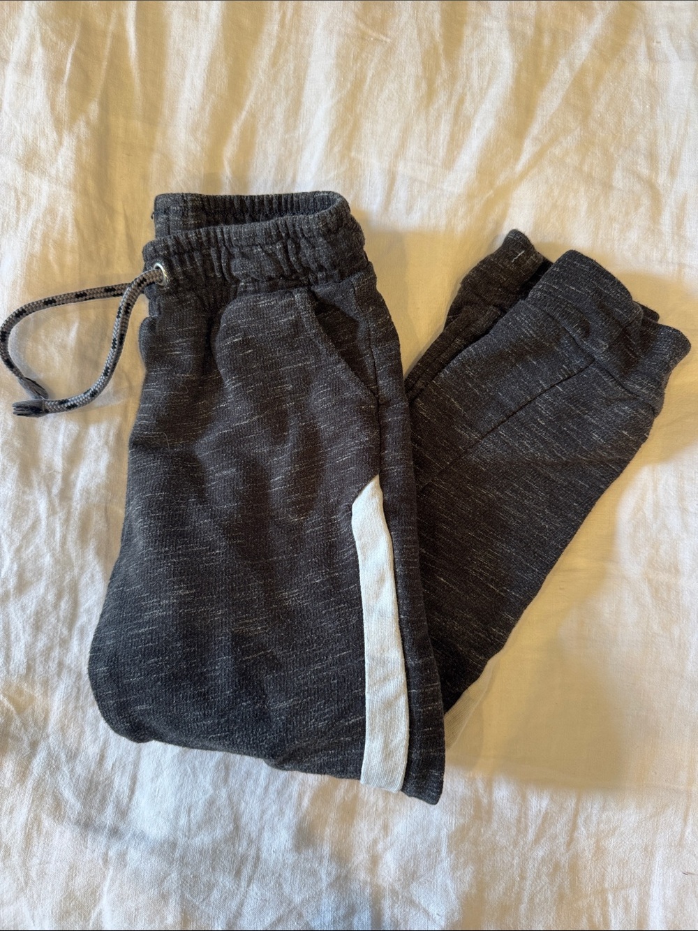 Cat & Jack Charcoal Joggers with White Side Stripe
